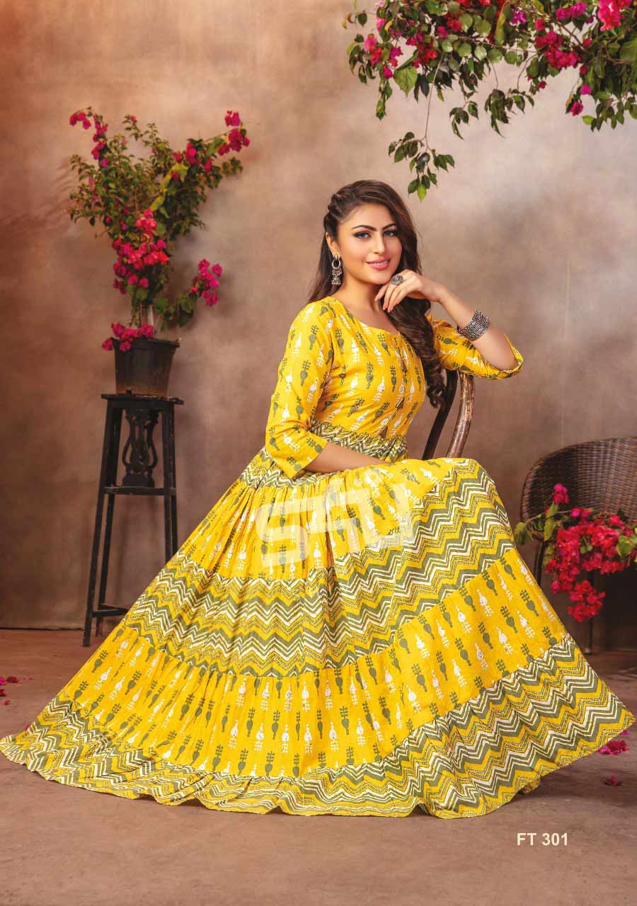 Flairy Tales Vol-3 Cotton Anarkali Kurti Set Flairy Tales Vol-3 Cotton Anarkali Kurti Set